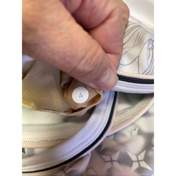 Lululemon Printed Power Y Tank Top Size 4 - Picture 7 of 7